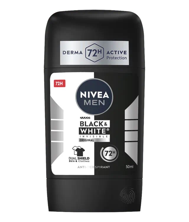 Nivea Men Black & White Invisible Deodorant Stick Ανδρικό Αποσμητικ...