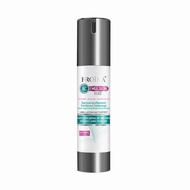 Froika AC Emulsion Mat Σμηγματορυθμιστικό Ενυδατικό Γαλάκτωμα Προσώ...