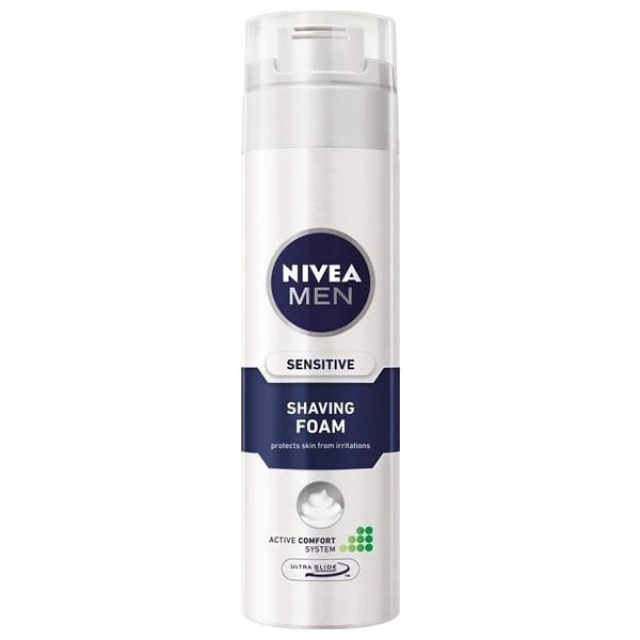 Nivea Men Sensitive Shaving Foam Men's Shaving Foam for Sensitive Skin...