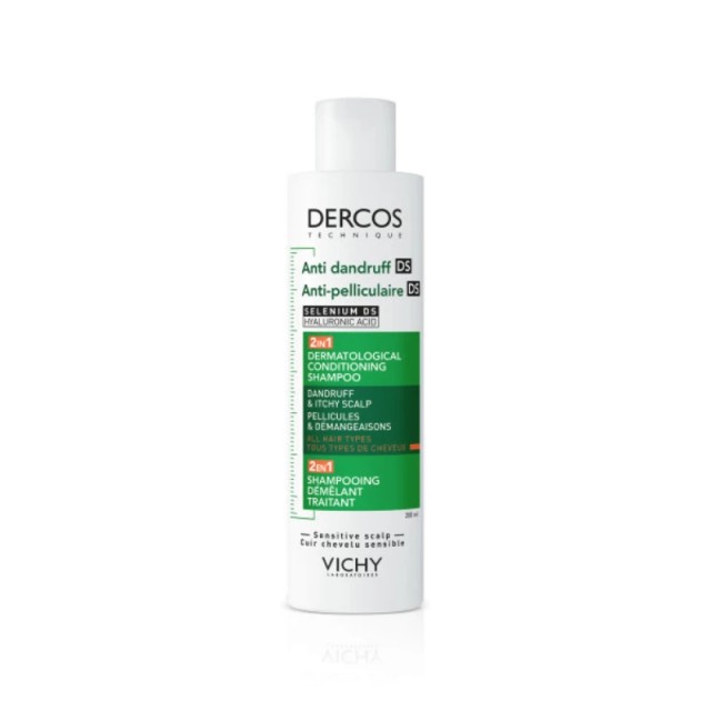 Vichy Dercos Anti Dandruff Ds 2in1 Shampoo, Αντιπιτυριδικό Σαμπουάν & Conditioner, 200ml