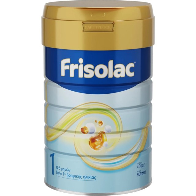 Frisolac 1 Γάλα σε Σκόνη 1ης Βρεφικής Ηλικίας 0-6m, 400gr