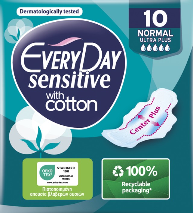 Every Day Sensitive Normal Ultra Plus, 10 Τεμάχια