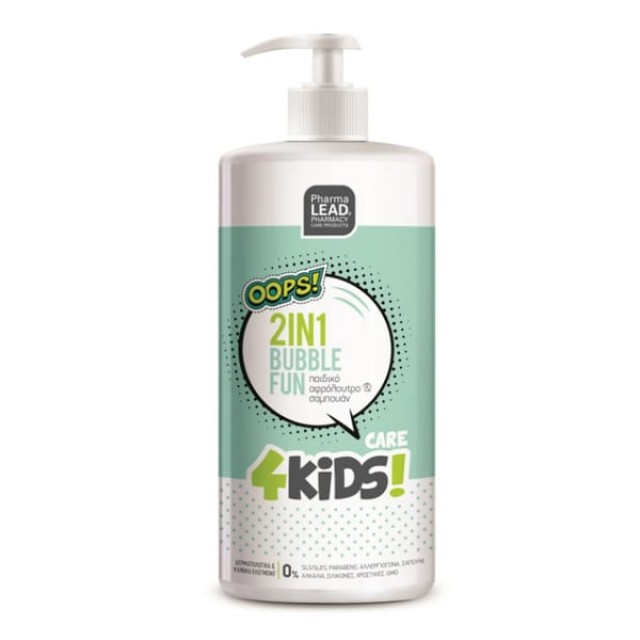 PharmaLead Kids 2 in 1 Bubble Fun Shampoo & Shower Gel Παιδικό Αφρόλουτρο & Σαμπουάν, 1L