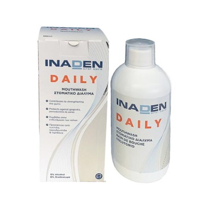 Inaden Daily Mouthwash Orange Στοματικό Διάλυμα, 500ml
