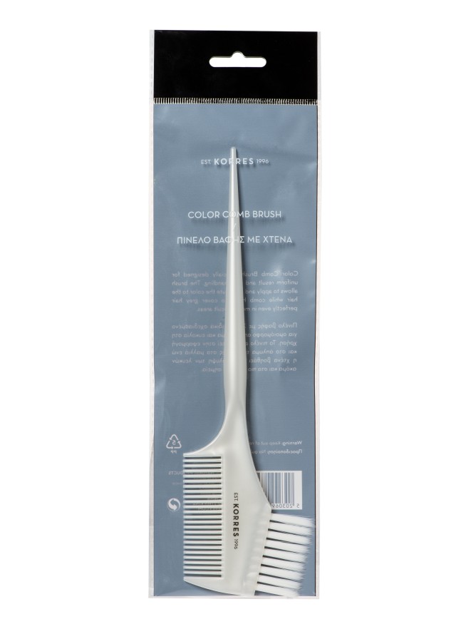 Korres Color Comb Brush Πινέλο Βαφής με Χτένα, 1τμχ