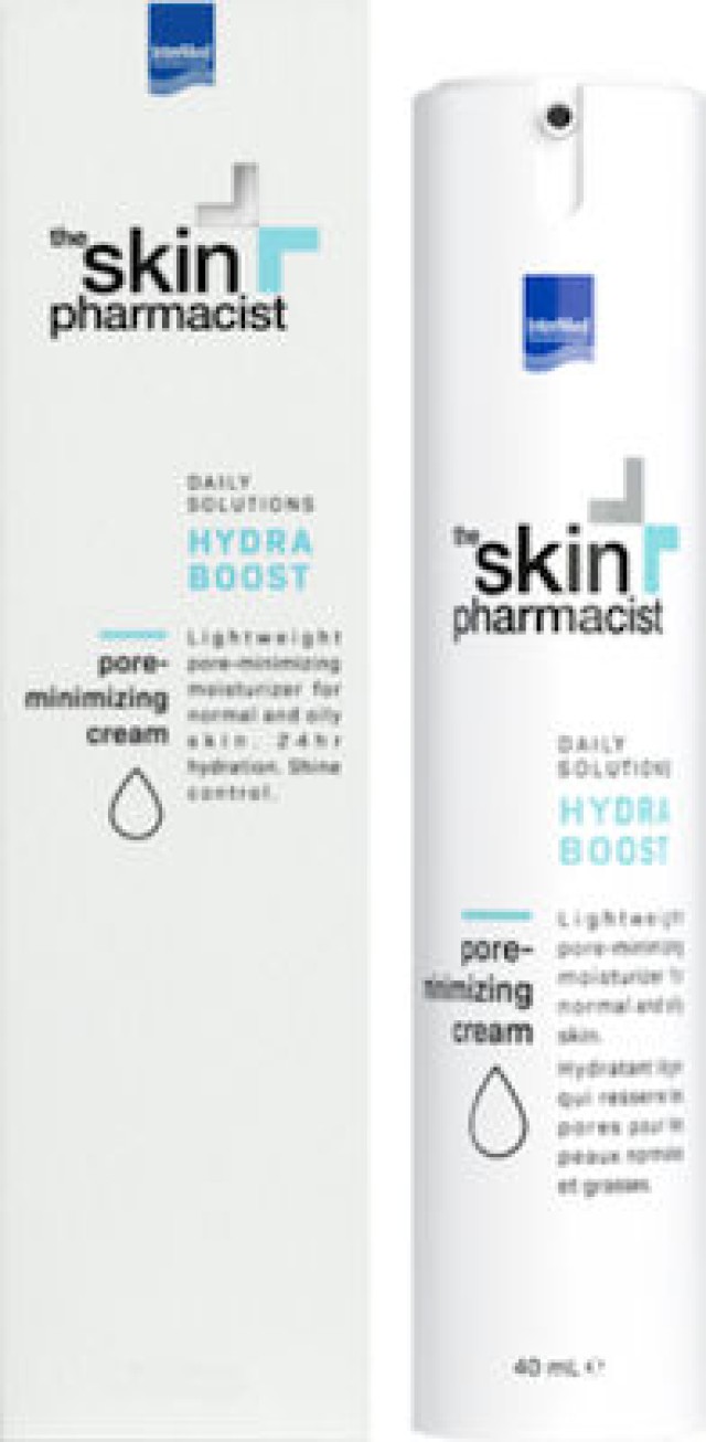 The Skin Pharmacist Hydra Boost Pore Minimizing Cream Ενυδατική Κρέμα Ημέρας Ελαφριάς Υφής για Κανονικές - Λιπαρές Επιδερμίδες, 40ml