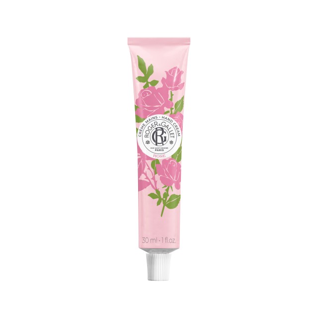 Roger & Gallet Rose Ενυδατική Κρέμα Χεριών Με Άρωμα Τριαντάφυλλο, 30ml