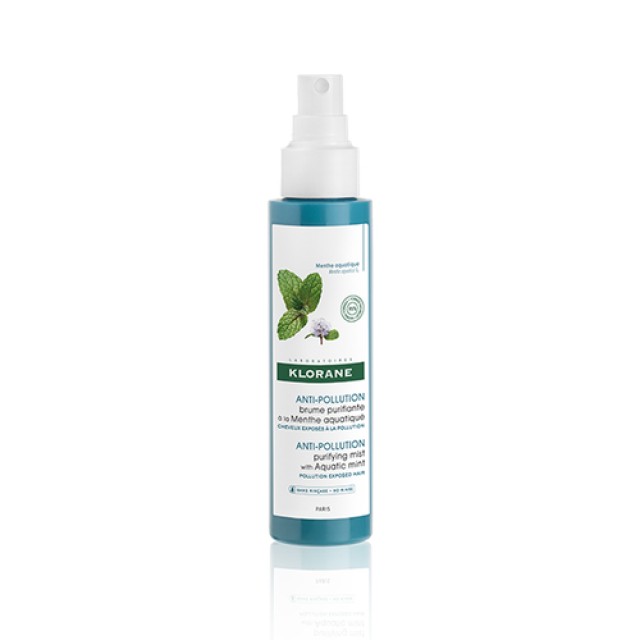 Klorane Aquatic Mint Mist για Καθαρισμό και Αποτοξίνωση από την Ρύπανση με Υδάτινη Μέντα 100ml