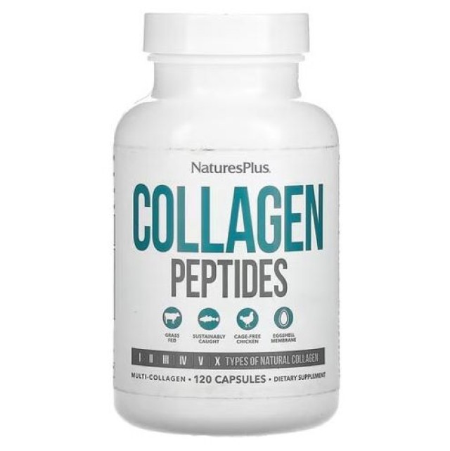NaturesPlus Collagen Peptides Συμπλήρωμα διατροφής 120 caps