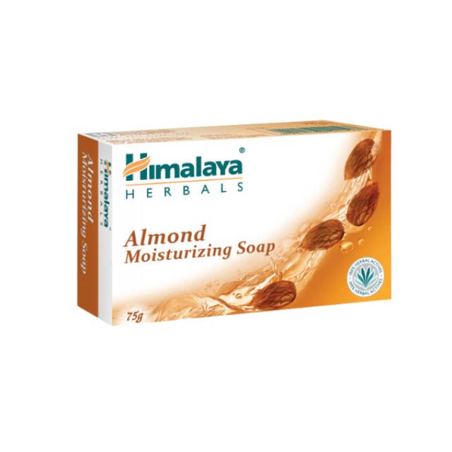 Himalaya Moisturizing Almond Soap Μπάρα Σαπουνιού με Έλαιο Αμυγδάλου, 75gr