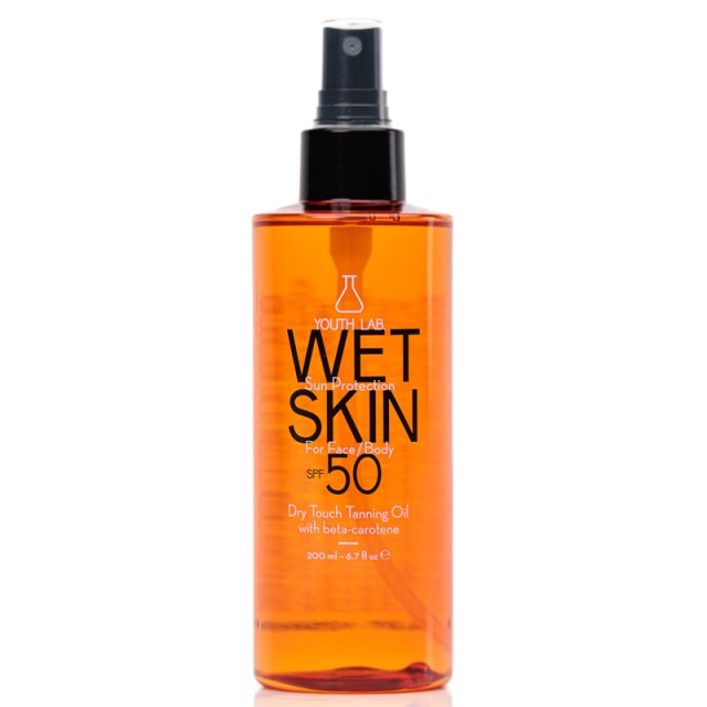 Youth Lab. Wet Skin Sun Protection SPF50 Αντηλιακό Λάδι για Πρόσωπο...