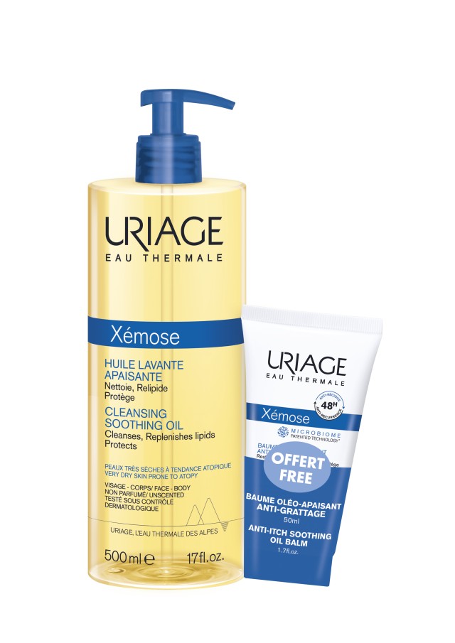 Uriage Promo Xemose Cleansing Soothing Oil Καταπραϋντικό Λάδι Καθαρ...