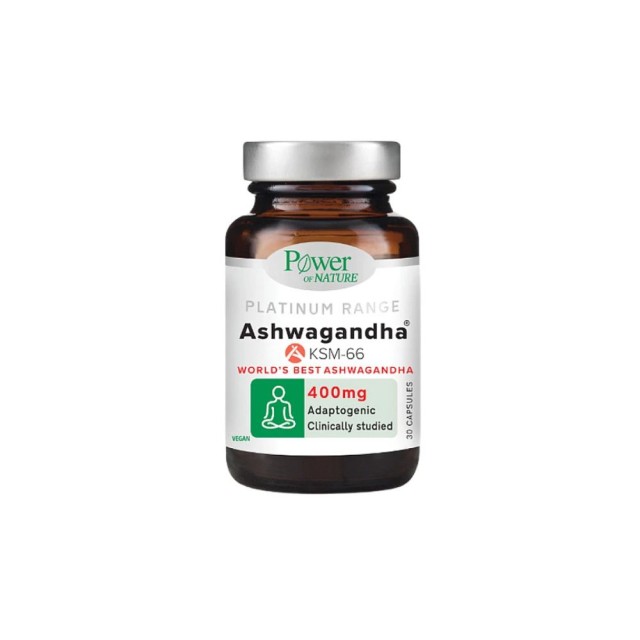 Power Health Platinum Range Ashwagandha KSM-66 400mg Συμπλήρωμα Δια...