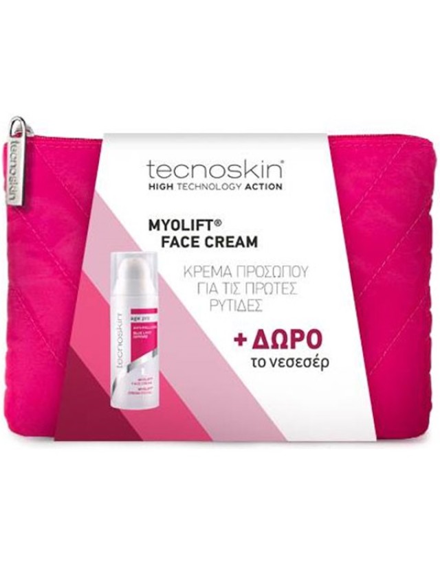 Tecnoskin Promo Myolift Face Cream Κρέμα Προσώπου 50ml & Δώρο Νεσεσέρ, 1 Σετ