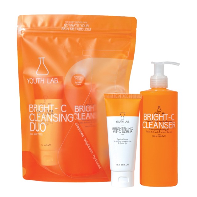 Youth Lab. Promo Bright-C Cleansing Duo Pink Bright-C Cleanser Τζελ...