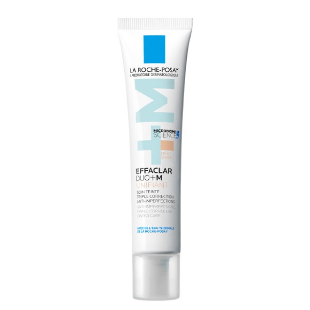La Roche Posay Effaclar Duo+M Unifiant Light Επανορθωτική Κρέμα κατά των Ατελειών με Χρώμα, 40ml