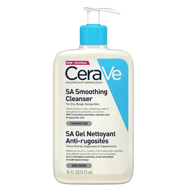 CeraVe SA Αφρώδες Gel Καθαρισμού και Απολέπισης Προσώπου & Σώματος με Σαλικυλικό Οξύ, 473ml