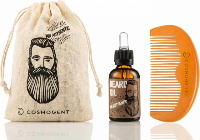 Cosmogent Beard Care Set Mr. Authentic 30ml, 3 Pieces
