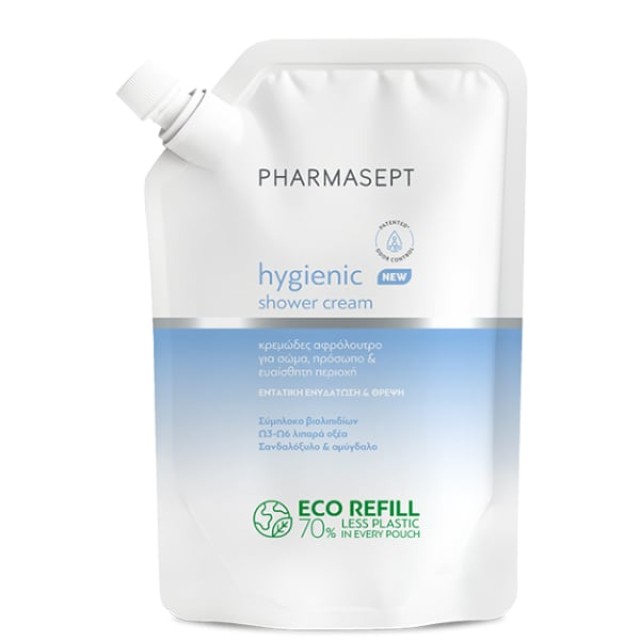 Pharmasept Hygienic Shower Cream Refill Aνταλλακτικό Κρεμώδες Αφρόλ...