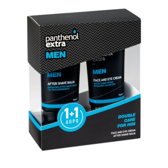 Panthenol Extra MEN Double Care For Him Face - Eye Cream 75ml - After Shave Balm 75ml