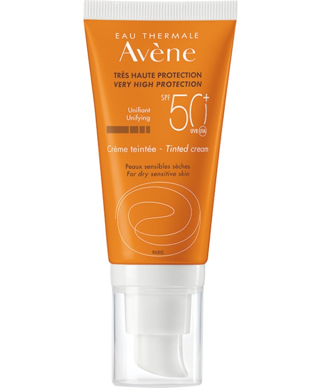 Avène - Αντηλιακή Κρέμα Με Χρώμα SPF 50+ Για Το Ξηρό & Πολύ Ξηρό Δέρμα Του Προσώπου 50ml