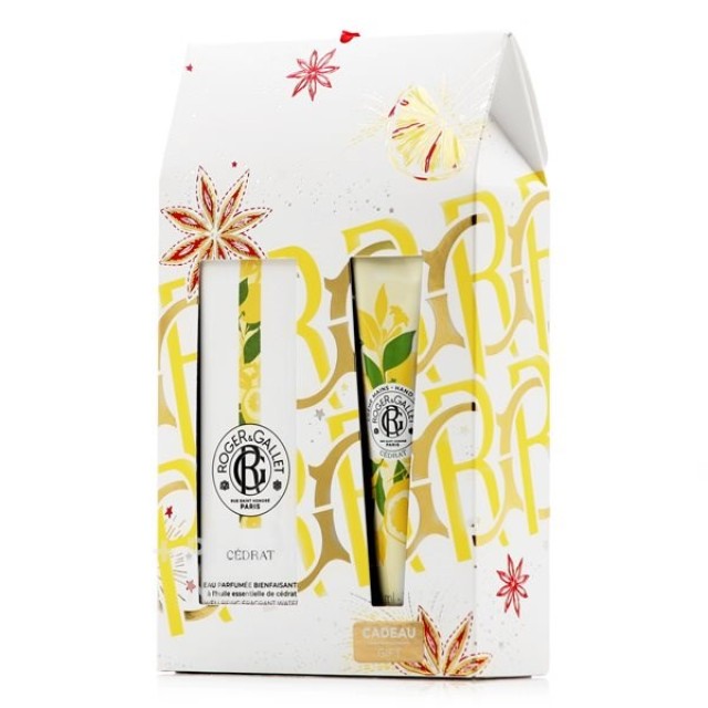 Roger&Gallet Promo Cedrat Fragrant Water Άρωμα και Κρέμα Χεριών με Εκχύλισμα Κίτρου, 30ml