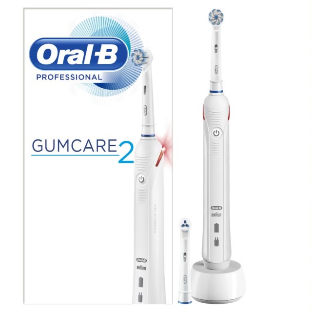 Oral-B Professional Gum Care 2 Ηλεκτρική Οδοντόβουρτσα με Αισθητήρα Πίεσης, 1 Τεμάχιο