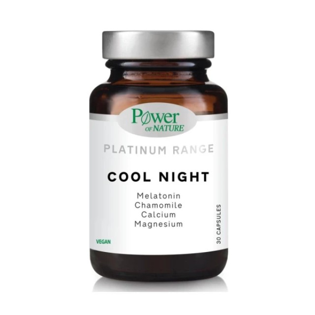 Power Health Classics Platinum Cool Night Συμπλήρωμα Διατροφής για την Αντιμετώπιση Της Αϋπνίας 30 Κάψουλες