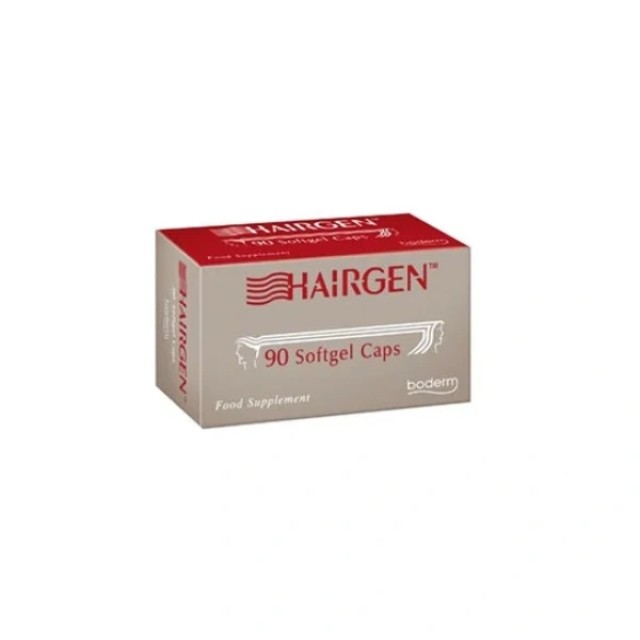 Boderm Hairgen Διατροφικό Συμπλήρωμα για την Υγεία των Μαλλιών & του Δέρματος, 90 Μαλακές Κάψουλες