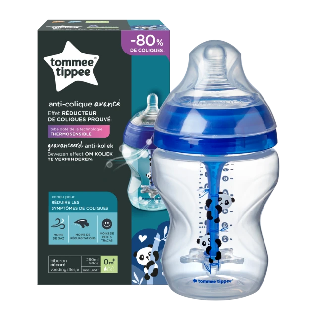 Tommee Tippee Bottle Boy Advanced Anti-Colic Low Flow Bottle with...