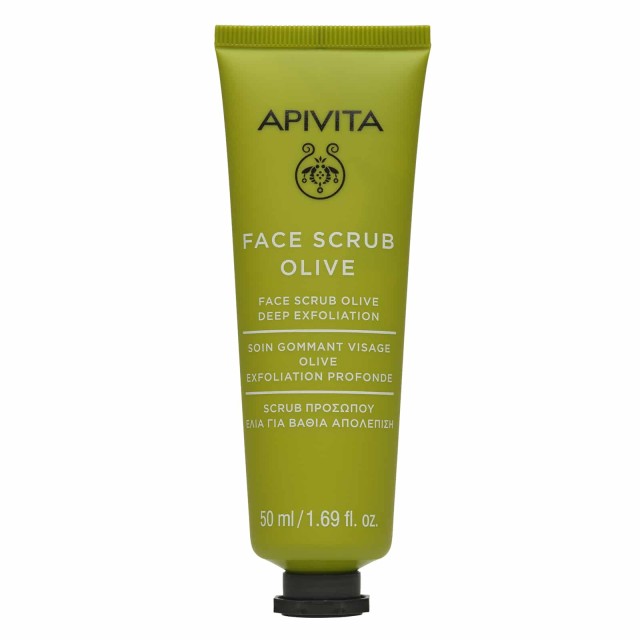 Apivita Face Scrub Βαθιάς Απολέπισης με Ελιά, 50ml