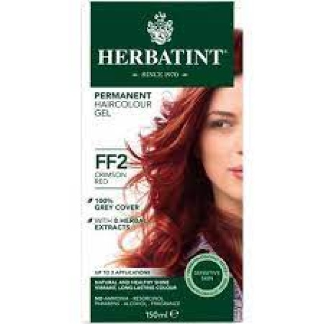 Herbatint Permanent Haircolor Gel FF2 Βαθύ Κόκκινο