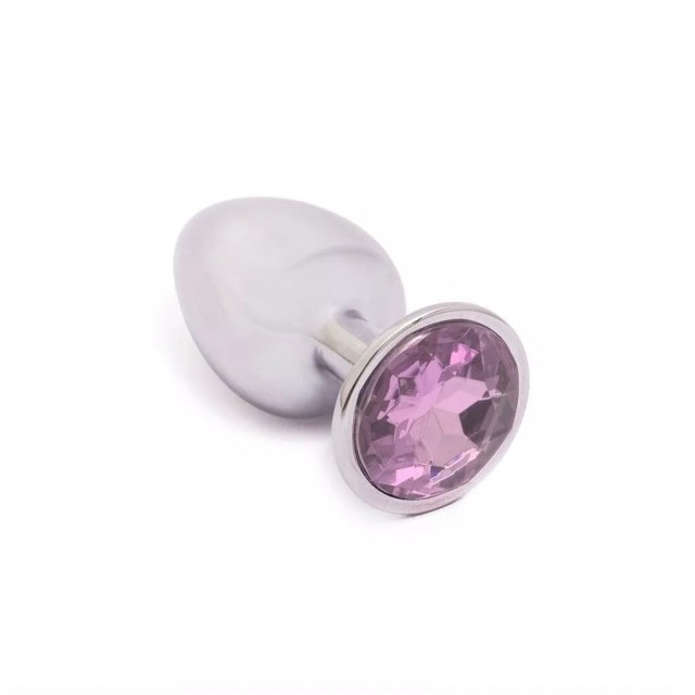 Platanomelon Plug Anal Grander Pum Metal Rosa Πρωκτική Σφήνα Ροζ Medium, 1 Τεμάχιο