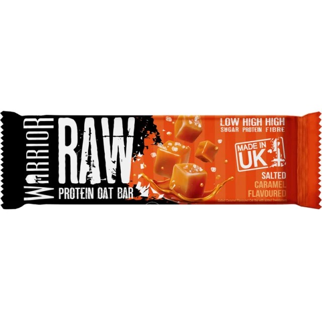 Warrior Raw Protein Flapjack Μπάρα Πρωτεΐνης με Βρώμη & Γεύση Salte...
