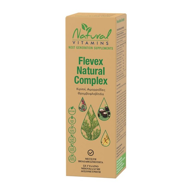 Natural Vitamins Flevex Natural Complex Συμπλήρωμα για την Καλύτερη...
