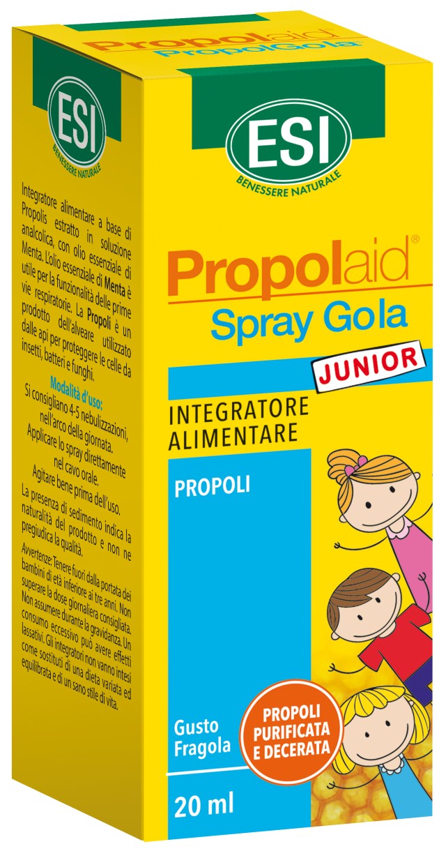 Propolaid Throat Spray Junior Συμπλήρωμα διατροφής με εκχύλισμα πρόπολης, 20ml