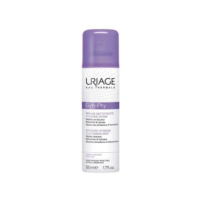 Uriage Gyn-Phy Intimate Hygiene Mist Καθαρισμού για την Ευαίσθητη Περιοχή, 50ml