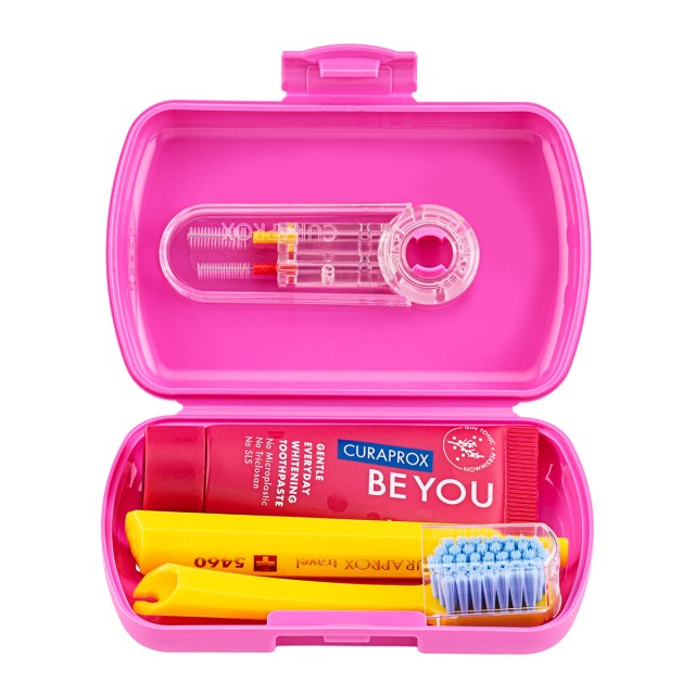 Curaprox Be You Travel Set Πακέτο Στοματικής Υγιεινής Ταξιδίου Ροζ,...