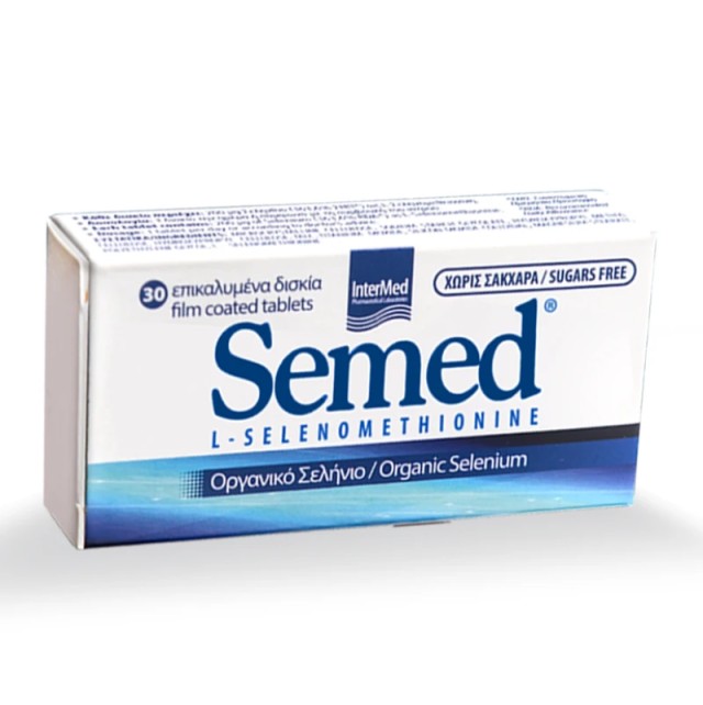 Intermed Semed 55mg Αντιοξειδωτικό Συμπλήρωμα Οργανικού Σεληνίου, 30 Δισκία