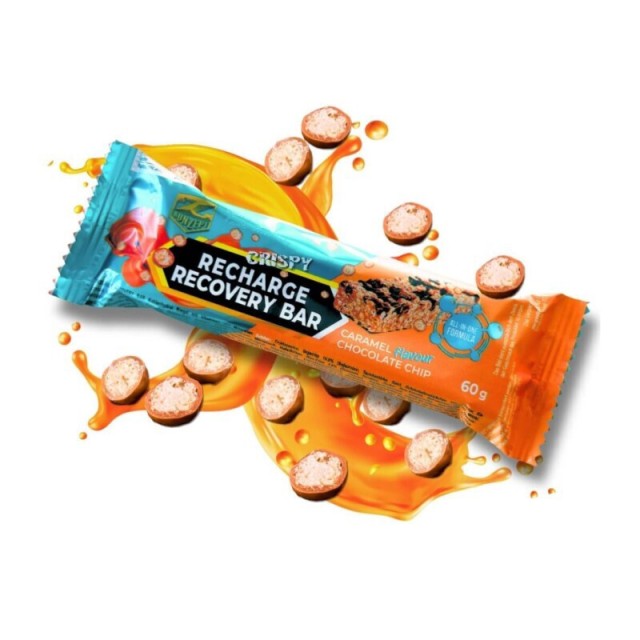 Prevent Recharge Recovery Crispy Bar Μπάρα Πρωτεΐνης με Γεύση Καραμέλα και Σοκολάτα, 60gr