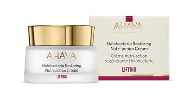 Ahava Halobacteria Restoring Nutri-Action Cream Αντιγηραντική Κρέμα Προσώπου για Επανόρθωση & Θρέψη 50ml
