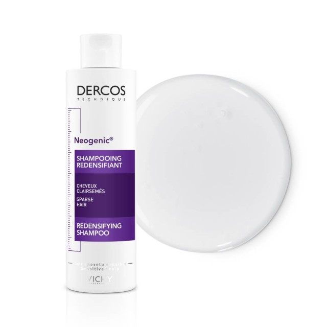 Vichy Dercos Neogenic Redensifying Shampoo Σαμπουάν Αύξησης Πυκνότητας, 200ml