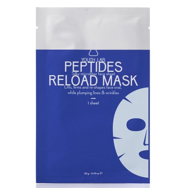 Youth Lab. Peptides Reload Μask Υφασμάτινη Μάσκα Προσώπου για Πλήρη...