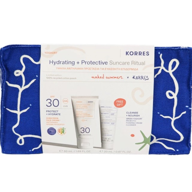 Korres Promo Yoghurt Sunscreen Face Cream Protect & Hydrate Spf30 5...