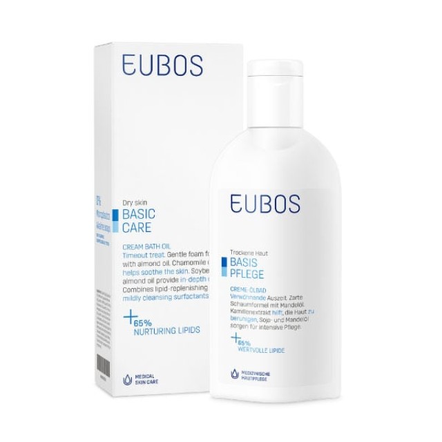 Eubos Cream Bath Oil Ελαιώδες Αφρόλουτρο για το Ξηρό Δέρμα, 200ml