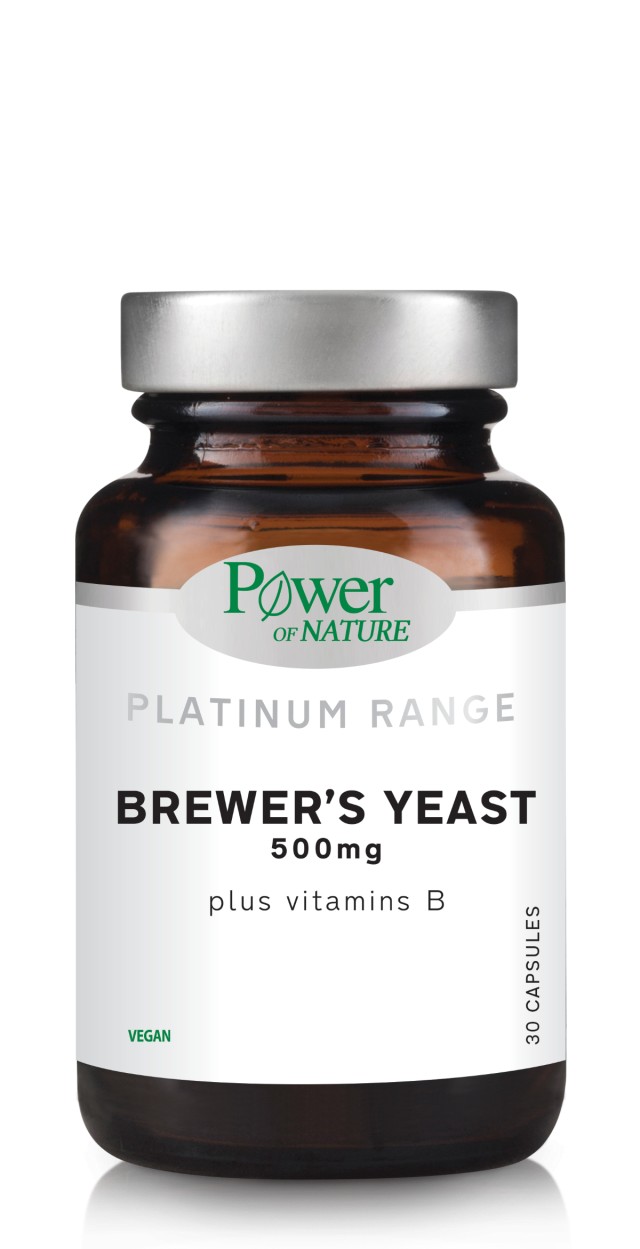 Power Health Platinum Brewers Yeast Συμπλήρωμα Διατροφής με Μαγιά Μπύρας, 30 Κάψουλες