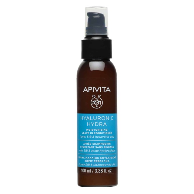 Apivita Hyaluronic Hydra Leave In Conditioner Κρέμα Μαλλιών Ενυδάτωσης, 100ml
