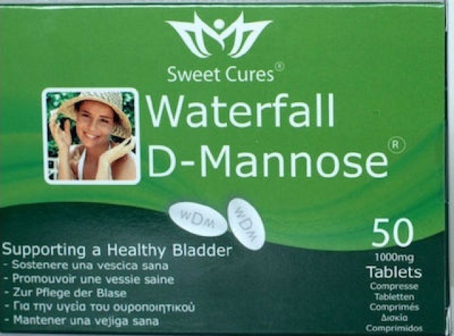 Waterfall D-Mannose 1000mg για το Ουροποιητικό, 50 ταμπλέτες