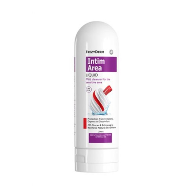 Frezyderm Intim Area Liquid Καθαριστικό Ευαίσθητης Περιοχής, 200ml