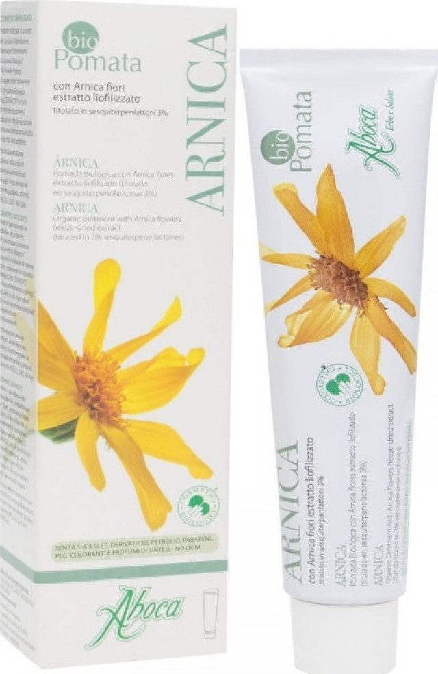 Aboca Arnica Biopomata Βιολογική Κρέμα Άρνικας για Μυΐκούς Πόνους και Μώλωπες, 50ml